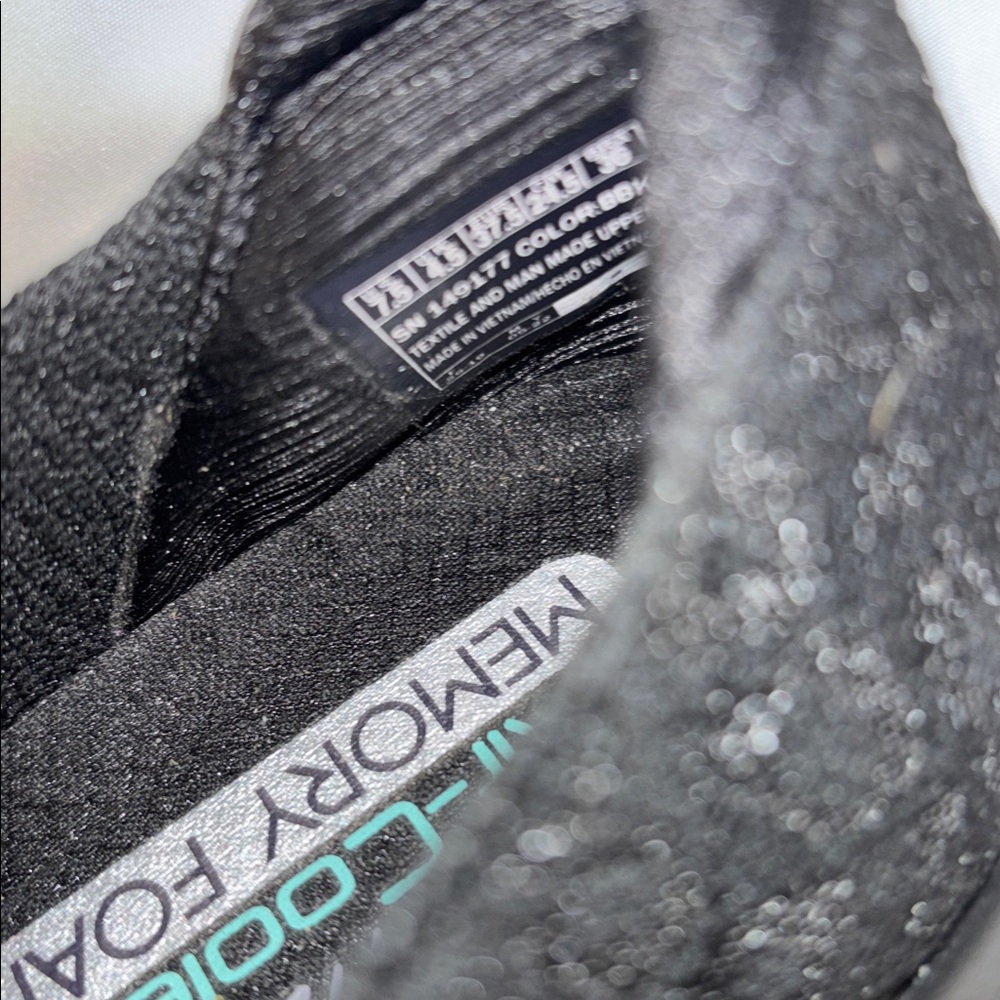 Skechers Black Air-Cooled Memory Foam Footwear - Picture 7 of 7